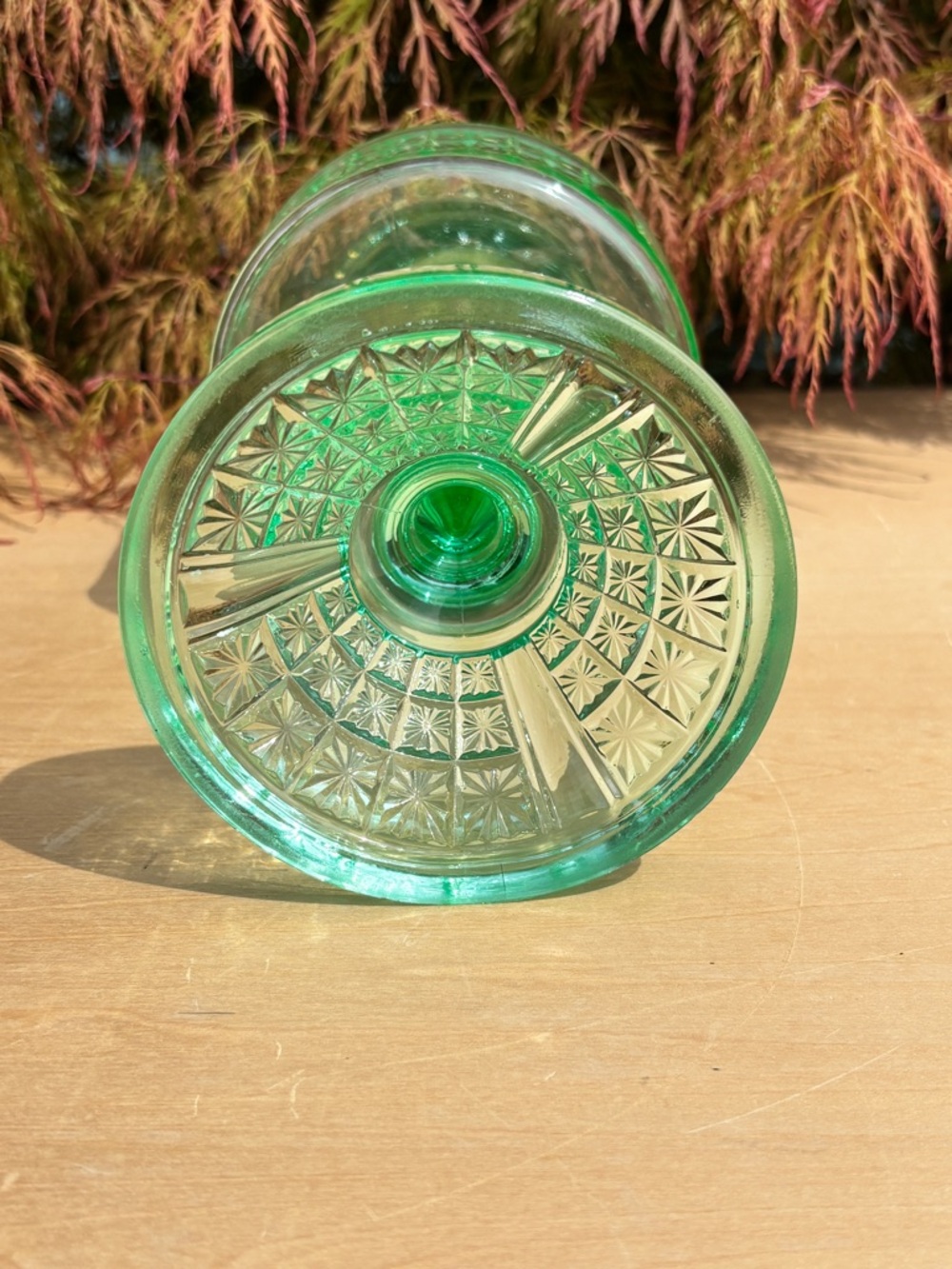 Antique King, Son & Co. No.24 Uranium Oil Lamp - Picture 10 of 12